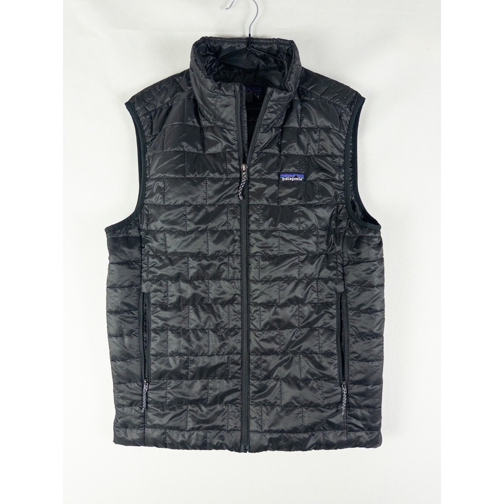 Patagonia Nano Puff Vest Mens M Black Quilted Recycled Gorpcore Outdoor